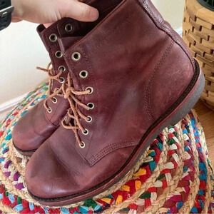 L.L. Bean  brown leather boots